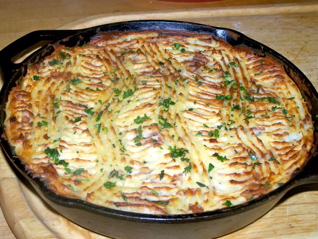 The Swineherd's Pie fresh out of the oven