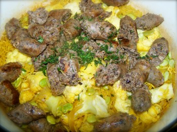 Sausage and Cauliflower Casserole -- very good