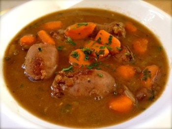 Another version of Spanish Sausage and Lentil Soup