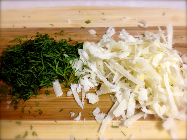 Parmesan and dill, the garnish crew Parmesan and dill, the garnish crew