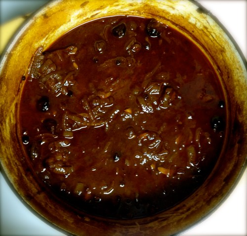 Just pulled the pot out of the oven. Look at the color of the sauce! Just pulled the pot out of the oven. Look at the color of the sauce!