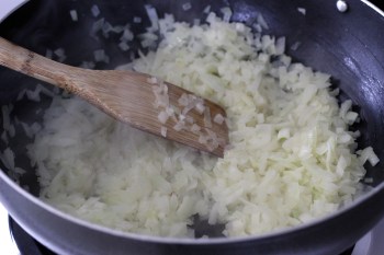 Sauteing onions