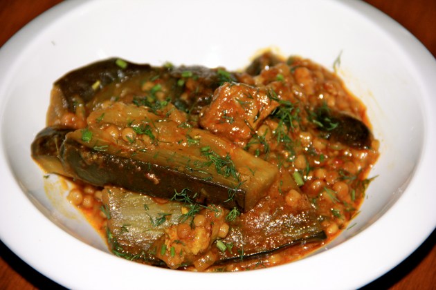 Lamb Tagine With Eggplant and Couscous