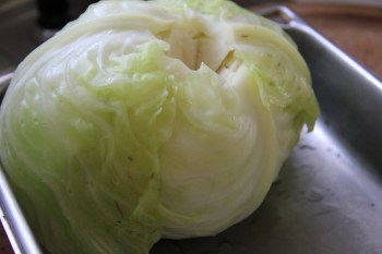 Cabbage is ready to wrap