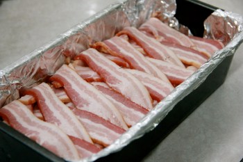 Rabbit Terrine -- ready for the oven
