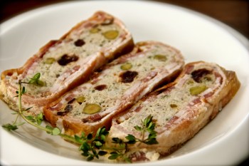 Rabbit Terrine slices