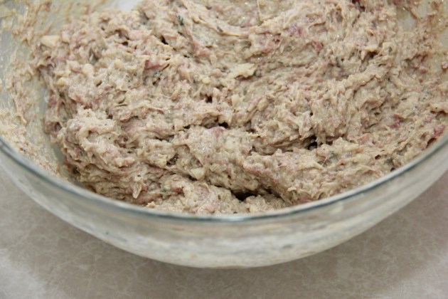 Filling is ready. Note the fluffy and feathery texture