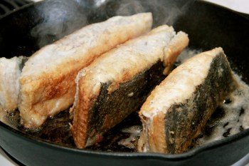 Additional browning after cooking through