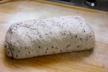 4S Bread dough after the folding