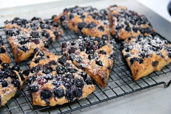 Good looking blueberry scones