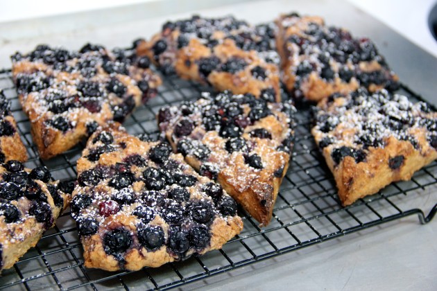 Good looking blueberry scones