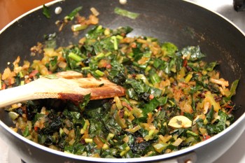 Vegetable sauce is ready