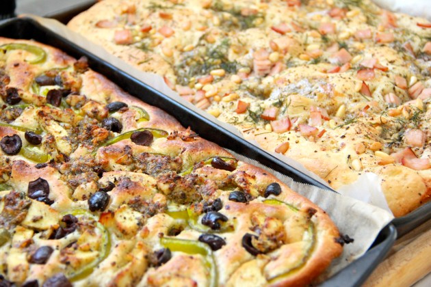 Ready to serve focaccia