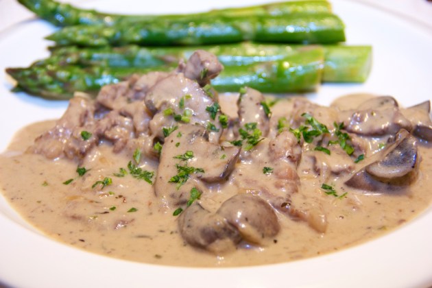 Beef Stroganoff -- an epitome of comfort food