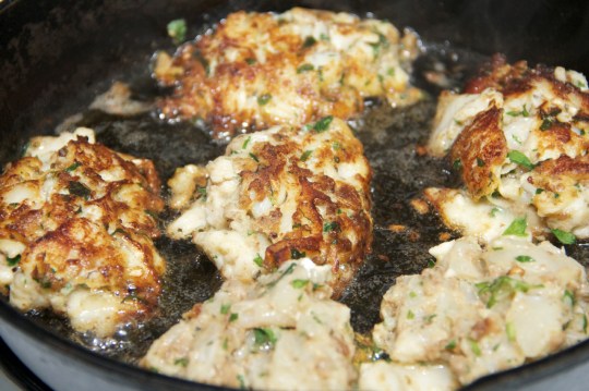 Cod Croquettes on a Skillet