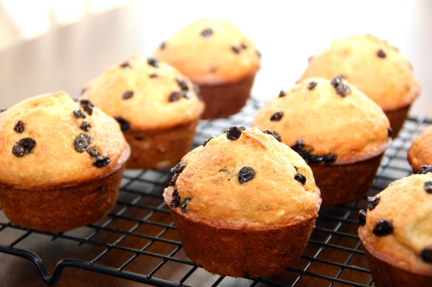Banana Muffins with Nuts and Raisins