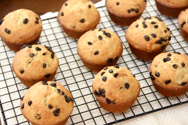 Banana Muffins with Nuts and Raisins