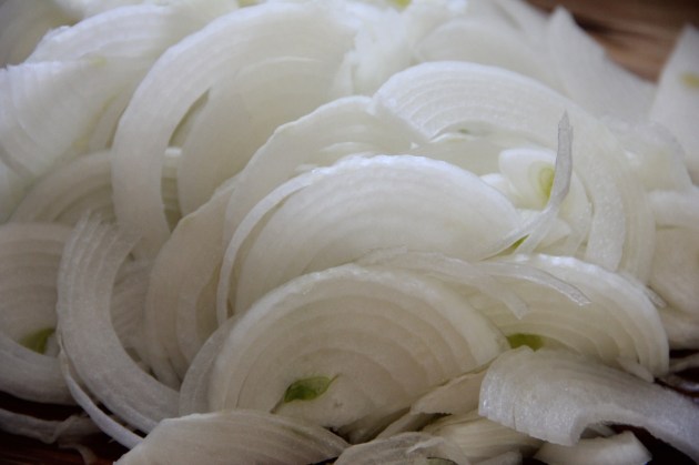White onions - beautiful inside and out