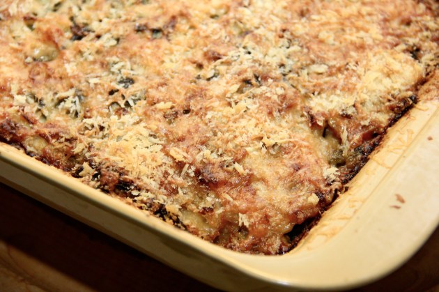 Curried Cabbage & Kale Gratin