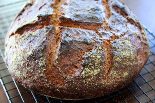 Sourdough Pumpernickel Baked In Cast Iron Combo