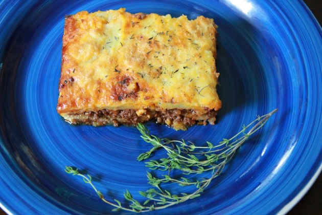 Potato Moussaka Bolognese