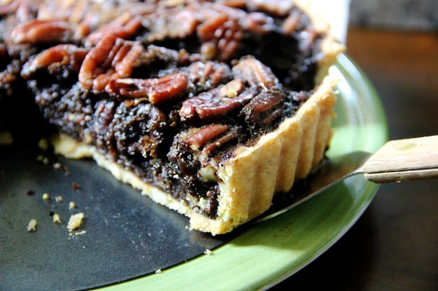 Grits Pecan Pie With Molasses
