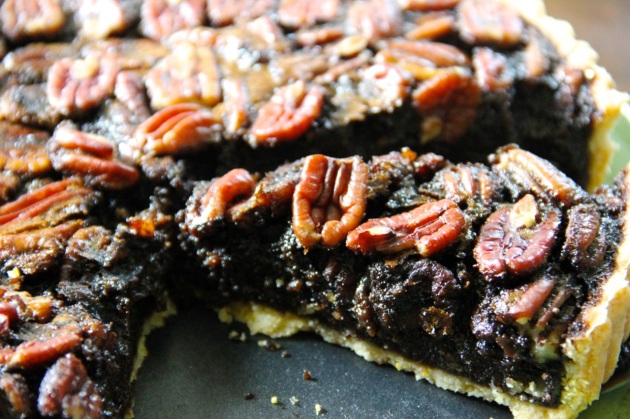 Grits Pecan Pie With Molasses