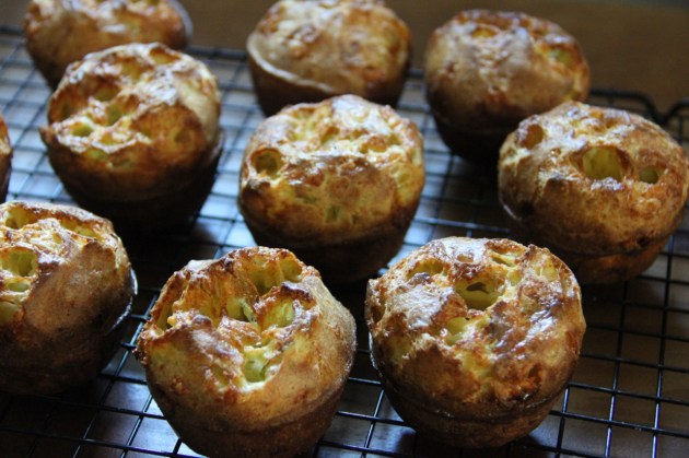 Dilly Cheese Popovers made with Krondild (Dill) Cheese by Castello