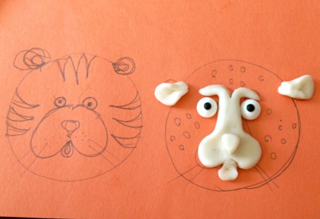 Cheetahs & Tigers -- drawing