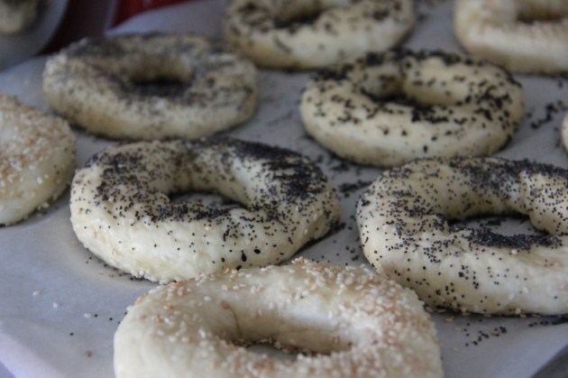 1935 Russian Bagels -- boiled bagels sprinkled