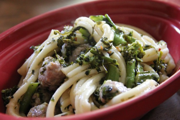Substitution Magic: Pasta With Sausage & Broccolini