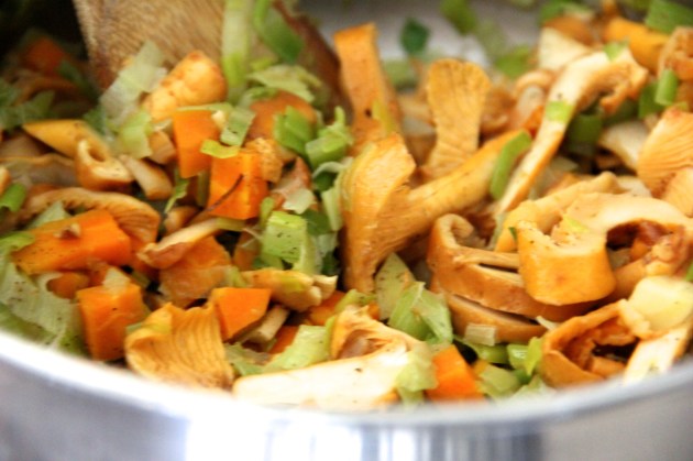 Mushroom Barley Soup With Chanterelles