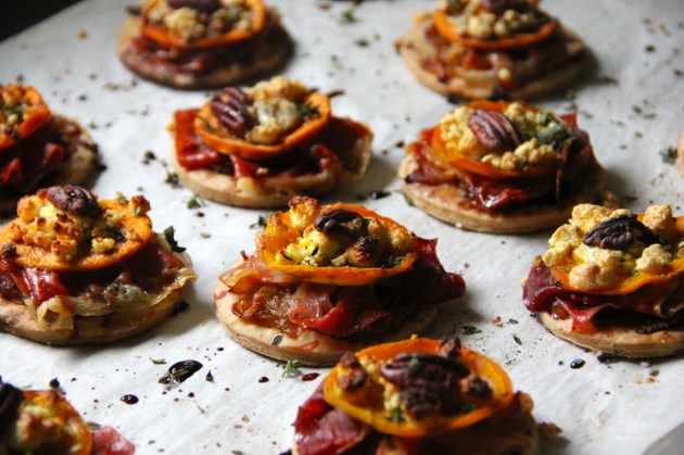 Pass The Prosciutto -- Making Flat Pies With Parma Ham, Caramelized Onions, Roasted Beets & Goat Cheese