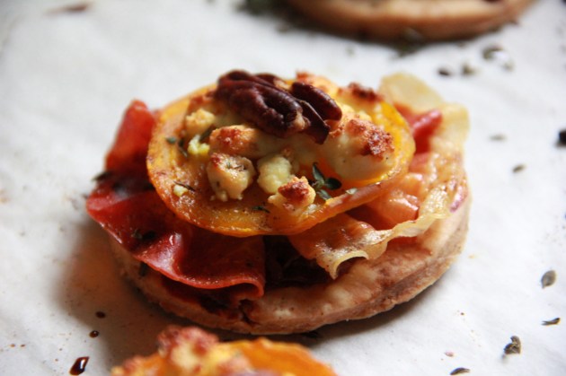 Pass The Prosciutto -- Making Flat Pies With Parma Ham, Caramelized Onions, Roasted Beets & Goat Cheese