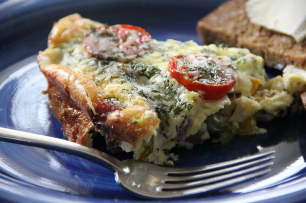 Ham & Asparagus Frittata