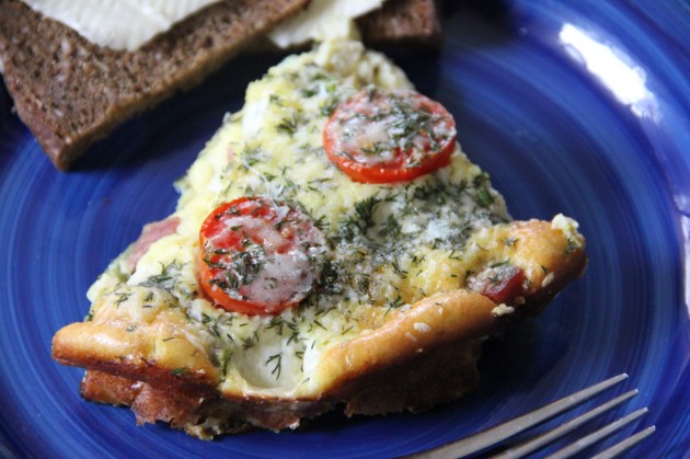 Ham & Asparagus Frittata