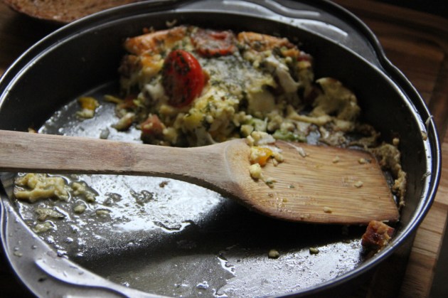 Ham & Asparagus Frittata