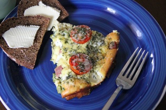 Ham & Asparagus Frittata