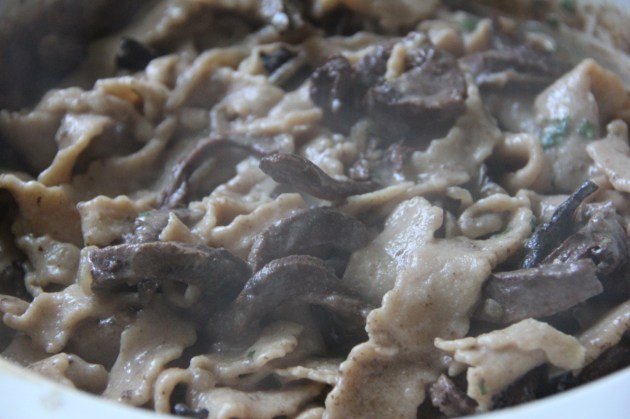 Beef Heart Stroganoff In Slow Cooker