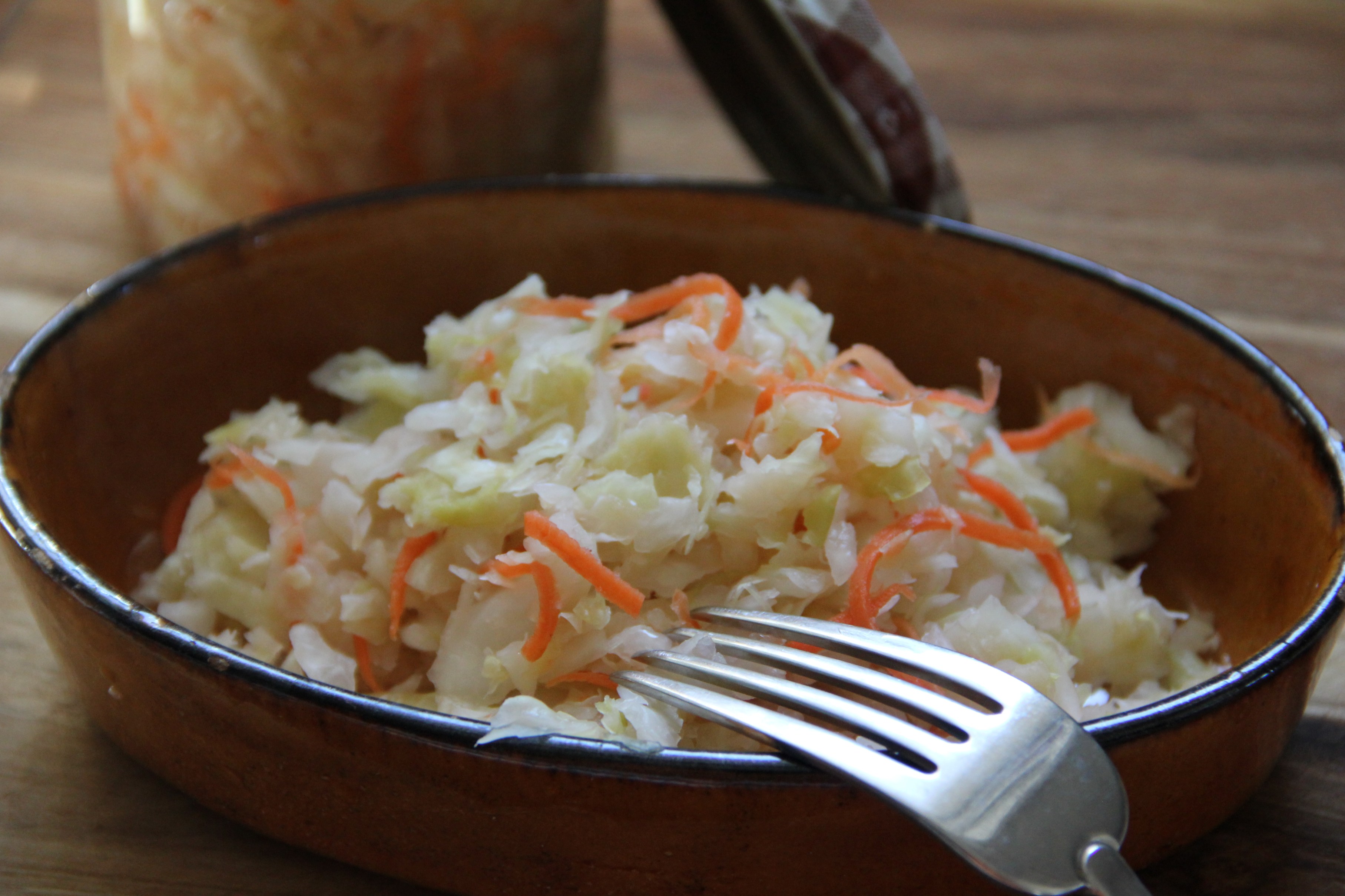 Latest batch of sauer kraut -- Perfection
