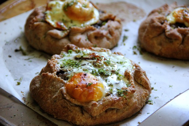 Mushroom Pie WIth Egg