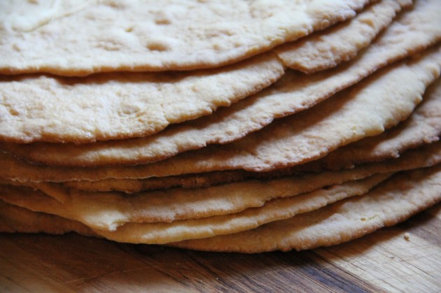 Honey Cake With Walnuts & Prunes -- crusts are ready